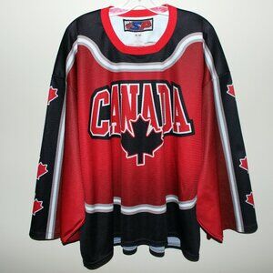 rare❤️vintage Starter🍁Team Canada goaltender goalie jersey Made in Canada🍁